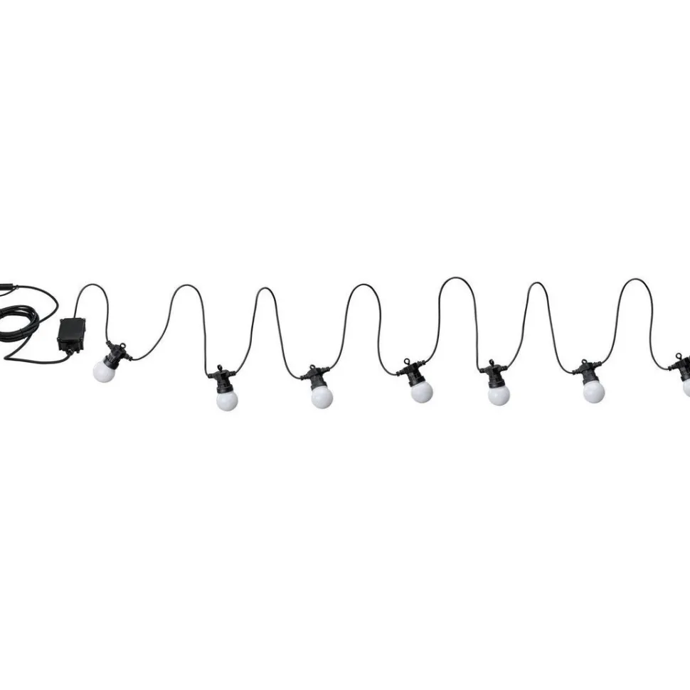 LED-valoketju Paulmann Plug & Shine Fairy lights, IP44, 3000K, valkoinen