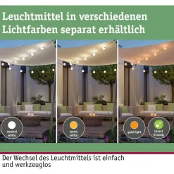 LED-valoketjusetti Paulmann Plug & Shine Naima, 3000K, 5.8m