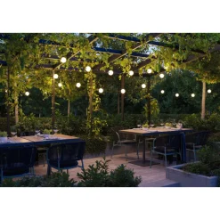 LED-valoketjusetti Paulmann Solar Taina, IP67, 3000K, 5.8m, 6x60lm, musta