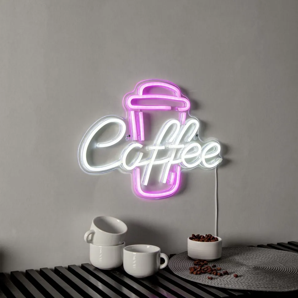 LED-valokoriste Star Trading Plexy Coffee