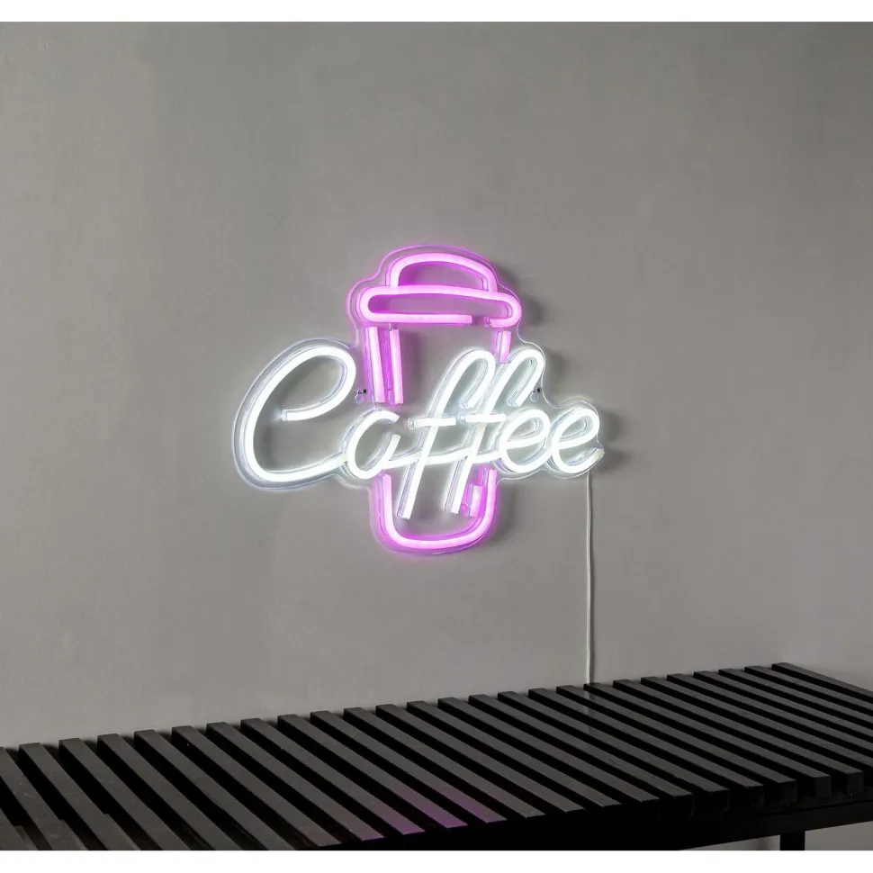 LED-valokoriste Star Trading Plexy Coffee