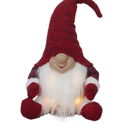 LED-valokoriste Star Trading Joylight tonttu, 34cm, punainen