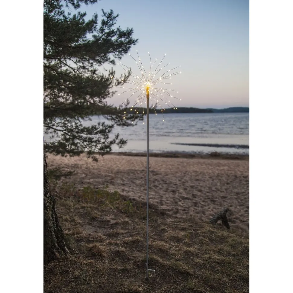 LED-valokoriste Star Trading Firework 360x1100x360 mm hopea/daylight