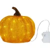 LED-valokoriste Star Trading Harvy, 20cm, oranssi
