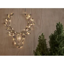 LED-valokoriste Star Trading Cupid, 57cm, musta