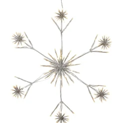 LED-valokoriste Star Trading Siluett Flower Snowflake 50 cm