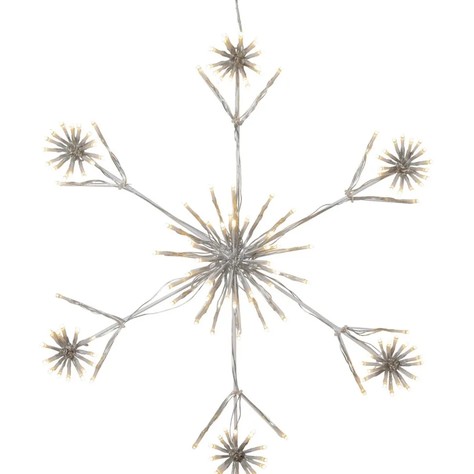 LED-valokoriste Star Trading Siluett Flower Snowflake 50 cm