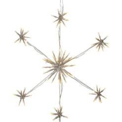 LED-valokoriste Star Trading Siluett Flower Snowflake 50 cm