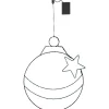 LED-valokoriste Star Trading X-Mas Bulb, moniväri