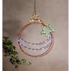 LED-valokoriste Star Trading X-Mas Bulb, moniväri