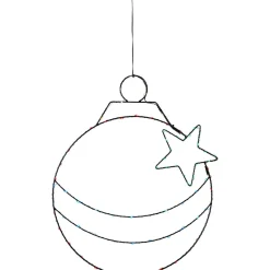LED-valokoriste Star Trading X-Mas Bulb, moniväri
