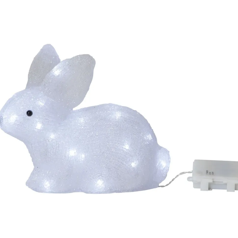 LED-valokoriste Star Trading Crystalo kaniini 20cm