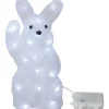 LED-valokoriste Star Trading Crystalo kaniini 29cm