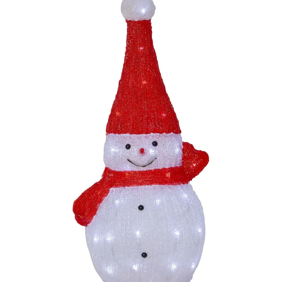 LED-valokoriste Star Trading Crystalo lumiukko 59cm