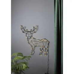 LED-valokoriste Star Trading Cupid, 49cm, musta
