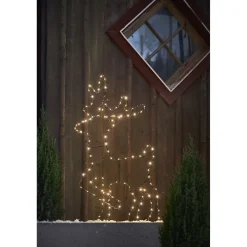 LED-valokoriste Star Trading Cupid porosiluetti, 88cm, musta