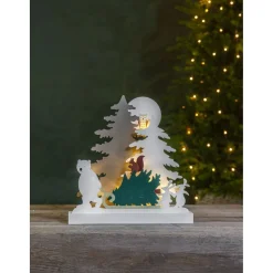 LED-valokoriste Star Trading Forest Friends, 38cm, moniväri