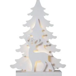 LED-valokoriste Star Trading Grandy kuusi, 41cm, valkoinen