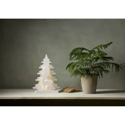 LED-valokoriste Star Trading Grandy kuusi, 41cm, valkoinen