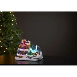 LED-valokoriste Star Trading Winterville, 23.5cm, moniväri