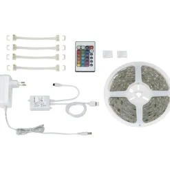 LED-valonauha Briloner RGB 5 m 24 W + kaukosäädin