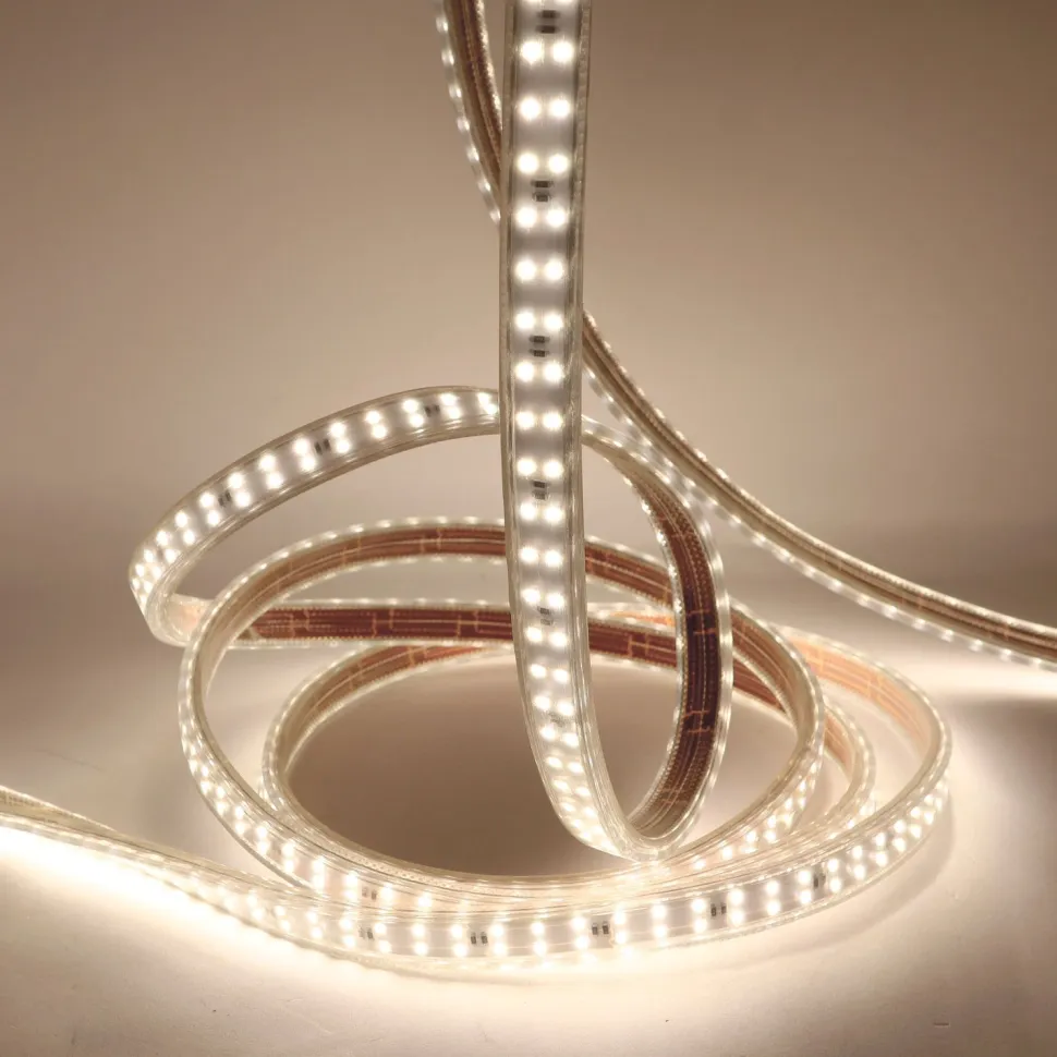 LED-valonauha kahvakelalla Finelectro, 230V, 15m, 4000K, 12W/m, 1500lm/m