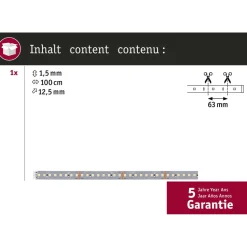 LED-valonauha Paulmann MaxLED 1000, 1m, 7.2W, 1100lm/m, 4000K, neutraali valkoinen