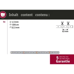 LED-valonauha Paulmann MaxLED 1000, 1m, 7.2W, 1100lm/m, 4000K, neutraali valkoinen