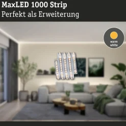 LED-valonauha Paulmann MaxLED 1000, 1m, 7.2W, 1100lm/m, 4000K, neutraali valkoinen