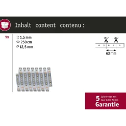 LED-valonauha Paulmann MaxLED 1000, 1m, 7.2W, 1100lm/m, 4000K, neutraali valkoinen