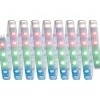 LED-valonauha Paulmann MaxLED 500, Smart Home Zigbee 3.0, aloituspakkaus, 3m, IP44, 27W, 350lm/m, 60LEDs/m, RGBW+, 60VA