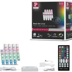 LED-valonauha Paulmann MaxLED 500, aloituspakkaus, 1.5m, IP44, 18W, 440lm/m, RGBW+, 36VA