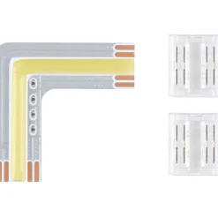 LED-valonauha Paulmann MaxLED 500 Full-Line COB, kulmaosa, 0.3W, 1000lm/m, säädettävä värilämpötila