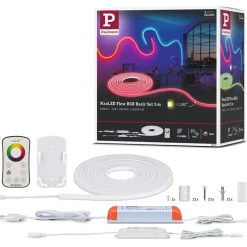 LED-valonauha Paulmann MaxLED Flow, aloituspakkaus, 5m, 43W, 270lm/m, RGB, 75VA