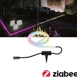 LED-valonauha Paulmann Plug & Shine Smooth, 2m, Smart Home Zigbee 3.0, IP67, RGBW+, valkoinen