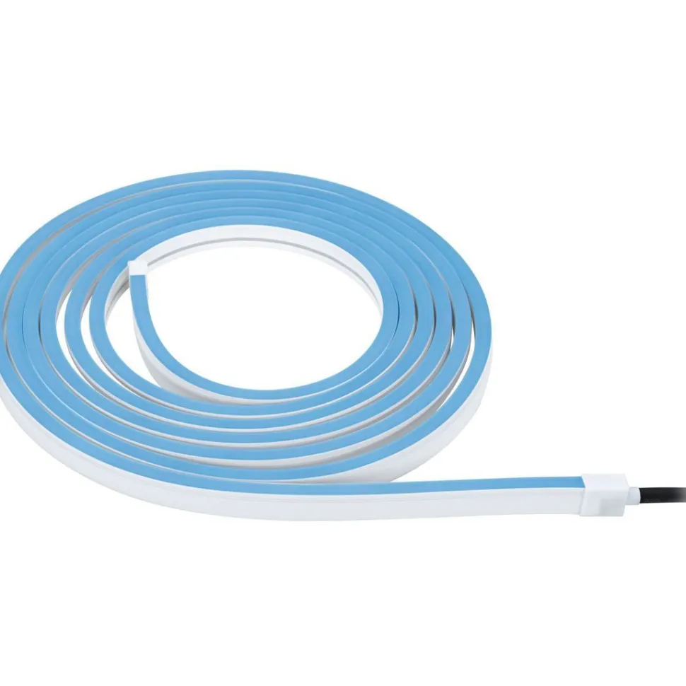 LED-valonauha Paulmann Plug & Shine Smooth, 5m, Smart Home Zigbee 3.0, IP67, RGBW+, valkoinen