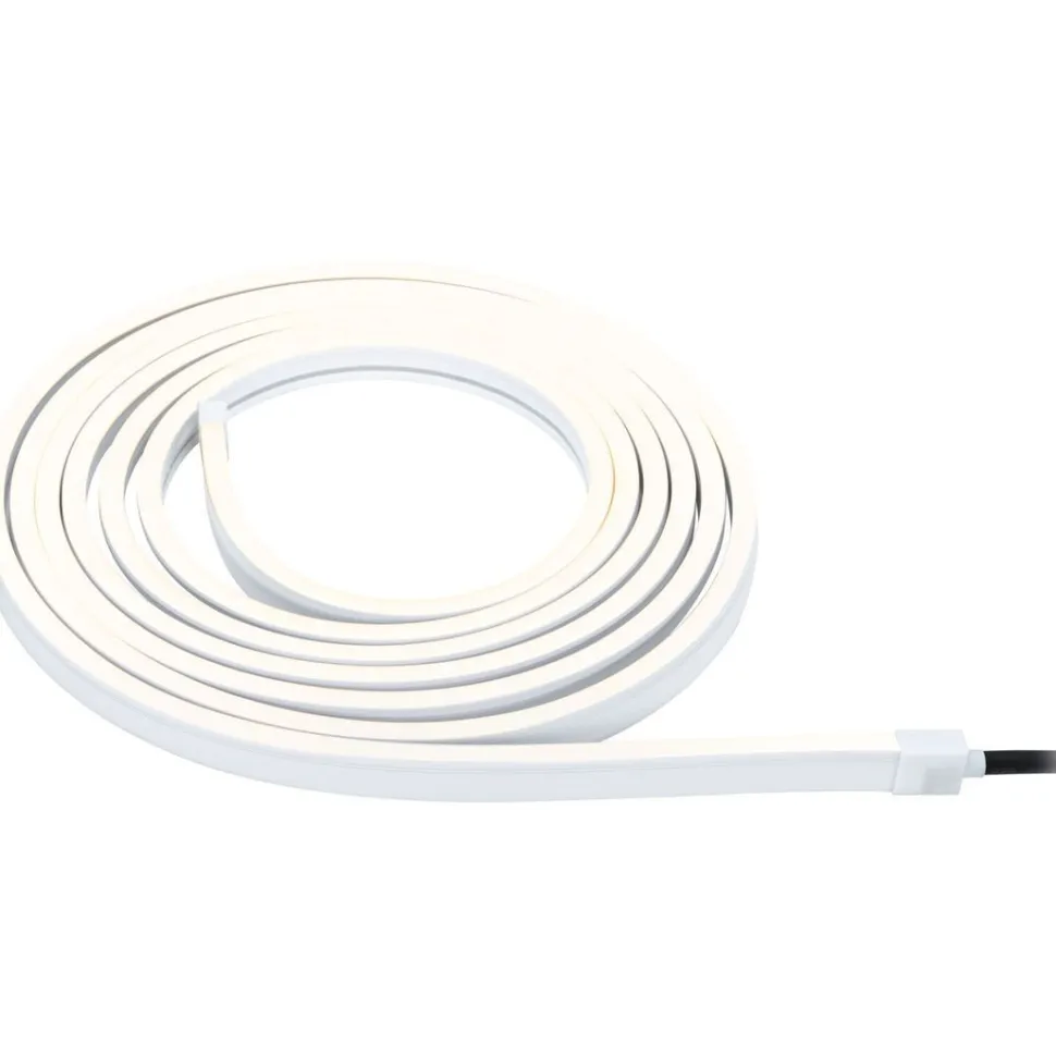 LED-valonauha Paulmann Plug & Shine Smooth, 5m, Smart Home Zigbee 3.0, IP67, RGBW+, valkoinen