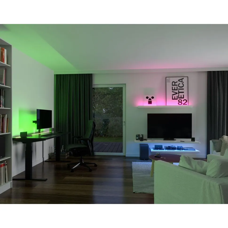 LED-valonauha Paulmann SimpLED Full-Line COB, 1,5m, 12W, 330lm/m, 840LEDs/m, RGB, 24VA