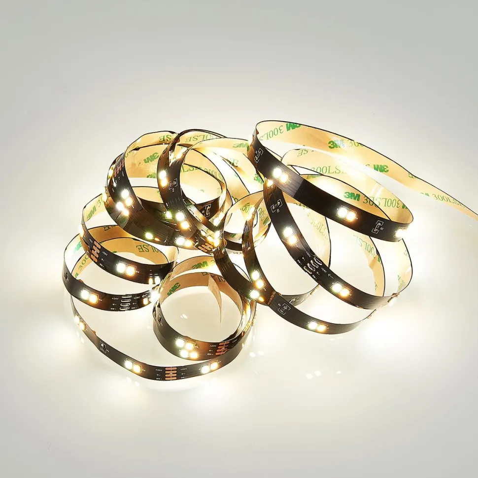 LED-valonauha Trio Chip, 3m, musta