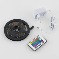 LED-valonauha Trio Grip RGBW, 3m, musta