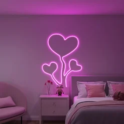 LED-valonauha Trio Neon RGBW, 3m, valkoinen