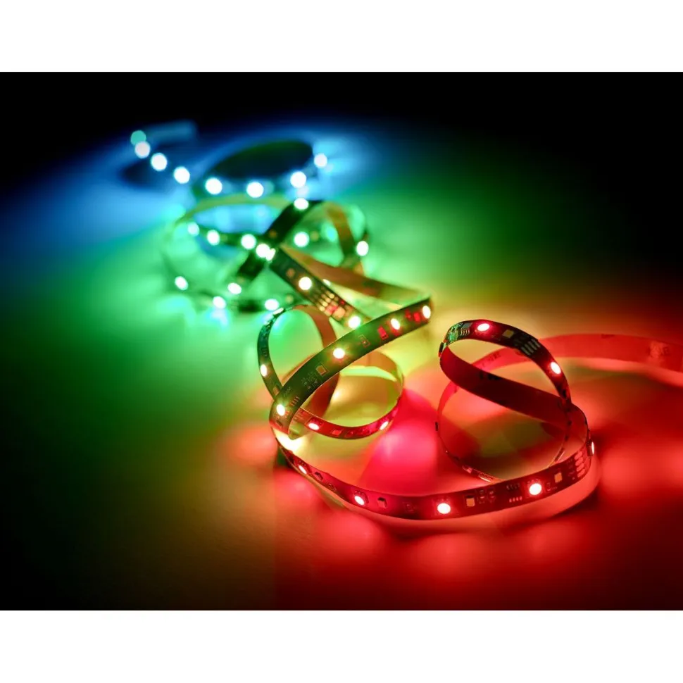 LED-valonauha Trio Racer RGBW, 3m, musta