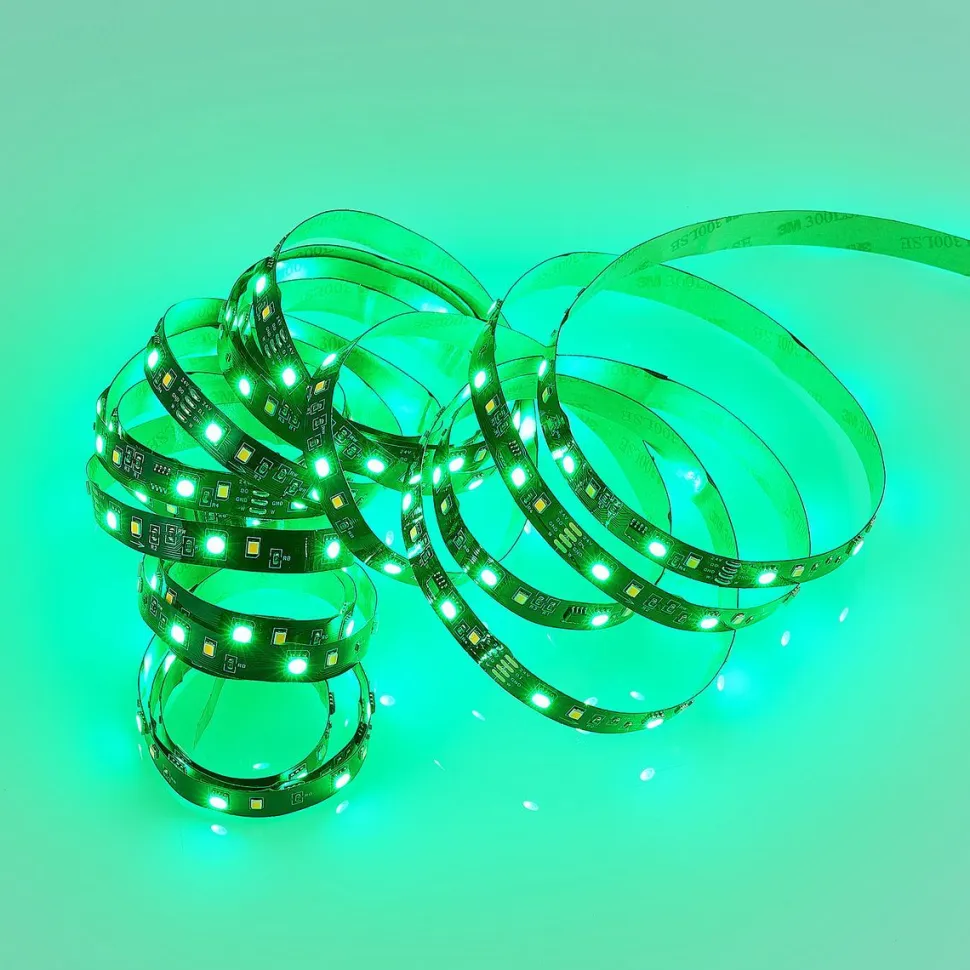 LED-valonauha Trio Racer RGBW, 3m, musta