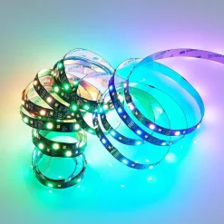 LED-valonauha Trio Racer RGBW, 3m, musta