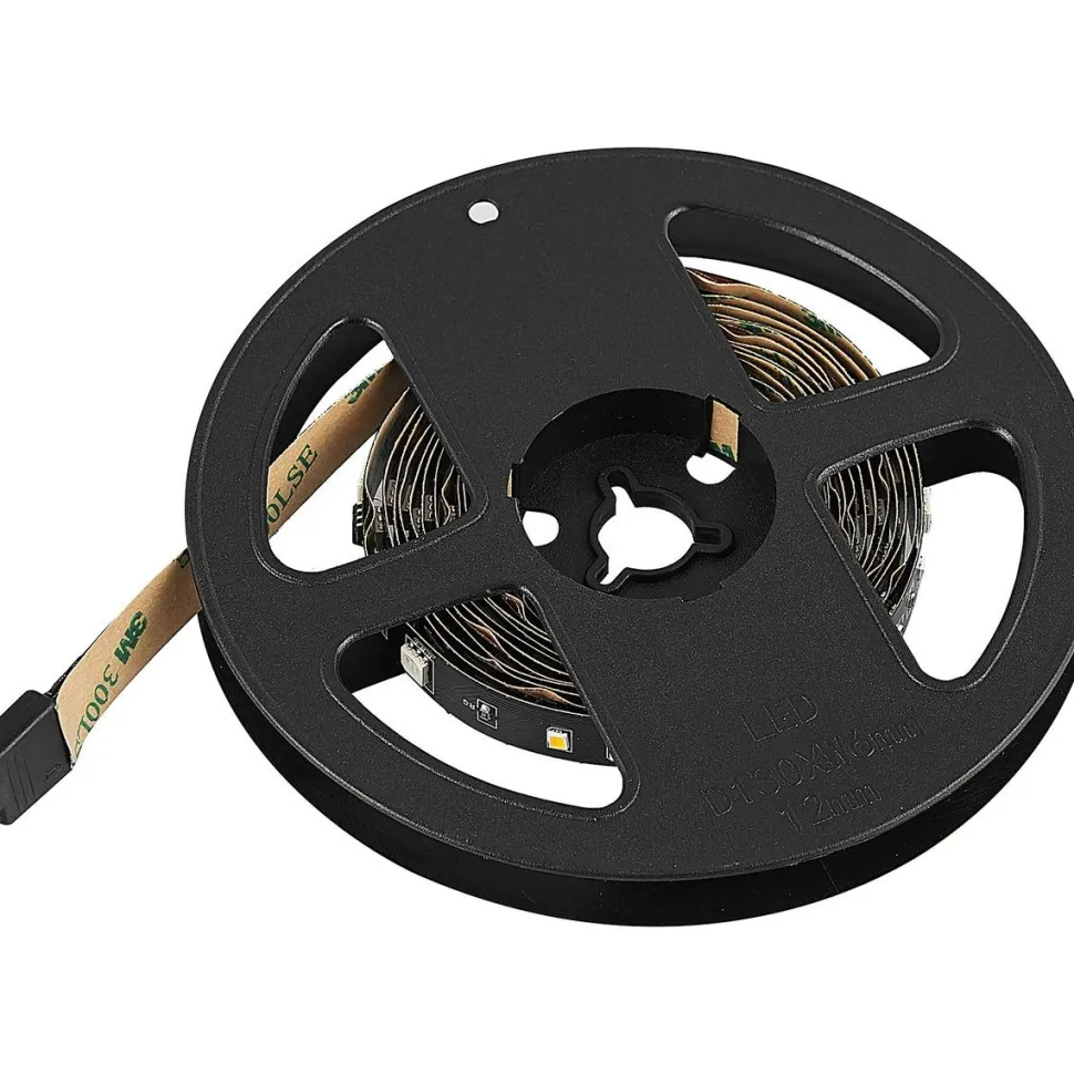 LED-valonauha Trio Racer RGBW, 3m, musta