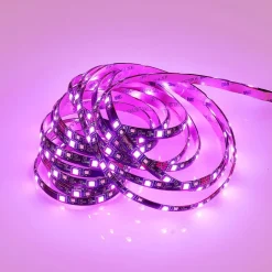 LED-valonauha Trio Rush RGBW, 3m, musta