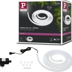 LED-valonauha ulkokäyttöön Paulmann SimpLED, 3m, IP65, 12W, 200lm/m, 6500K, 18VA
