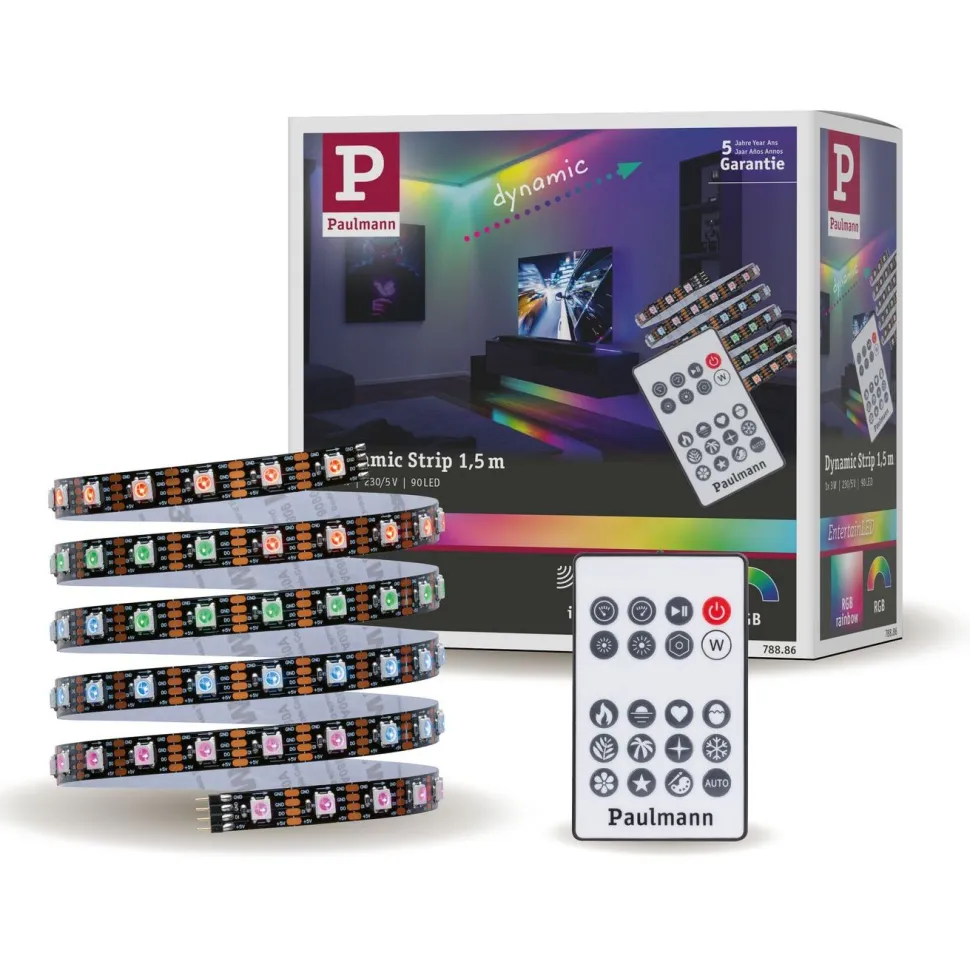 LED-valonauha Paulmann EntertainLED, 1.5m, 3W, 60LEDs/m, RGB+, 5VA