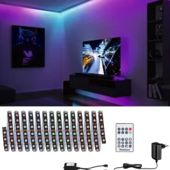 LED-valonauha Paulmann EntertainLED, 1.5m, 3W, 60LEDs/m, RGB+, 5VA