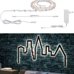 LED-valonauha Paulmann FlexLED 3D, 1.5m, 5W, 310lm/m, 3000K, 6VA